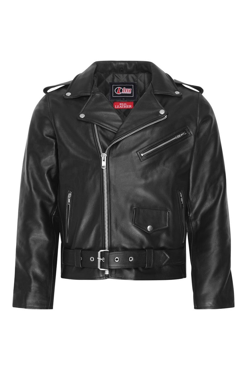 preiswertigkeit Mens real all sizes /biker Collection jacket Lesa – leather motorcycle Brando motorbike