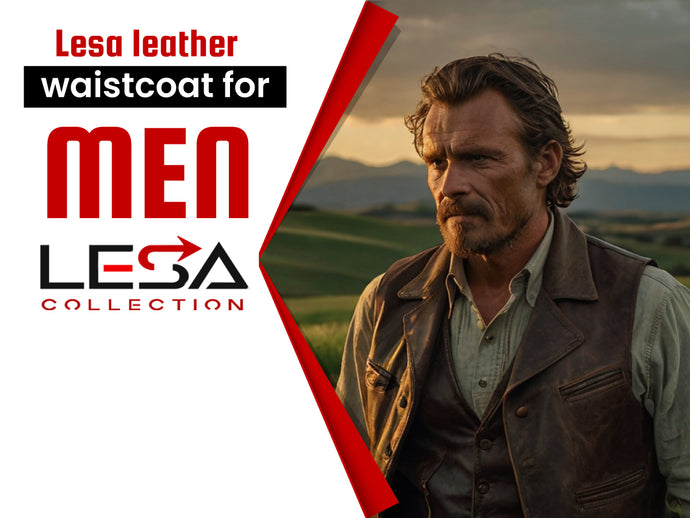 LESA Leather Waistcoat for Men: A Must-Have for Every Wardrobe