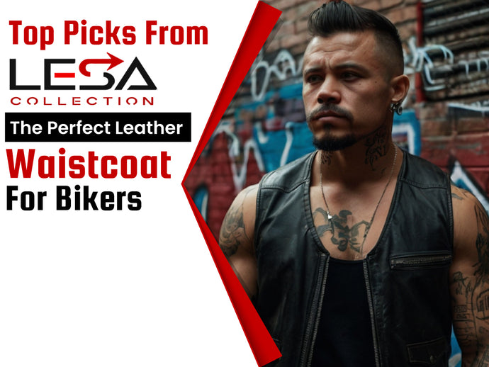 Top Picks from Lesa Collection: The Perfect Leather Waistcoat for Bikers