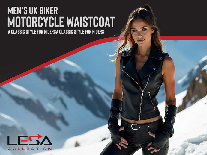 Men's UK Biker Motorcycle Waistcoat: A Classic Style for Riders