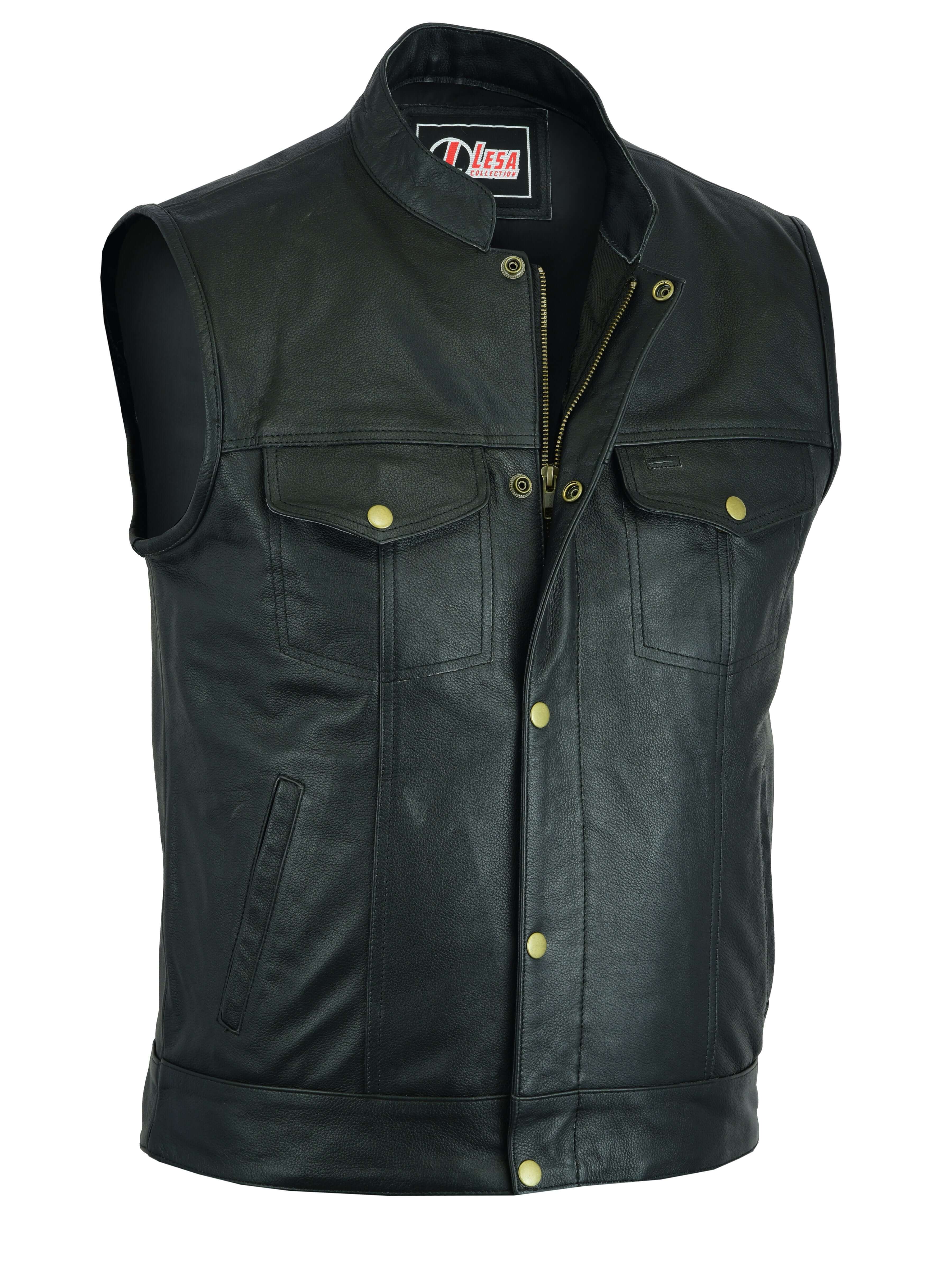 Mens textile motorcycle vest sale